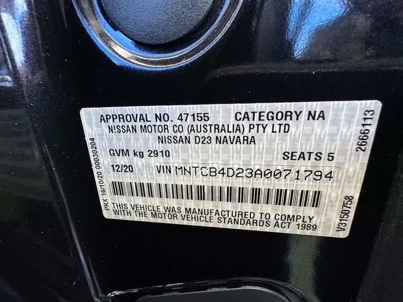 2020 Nissan Navara N-TREK D23 Series 4 Manual 4x4 Dual Cab Photo 26